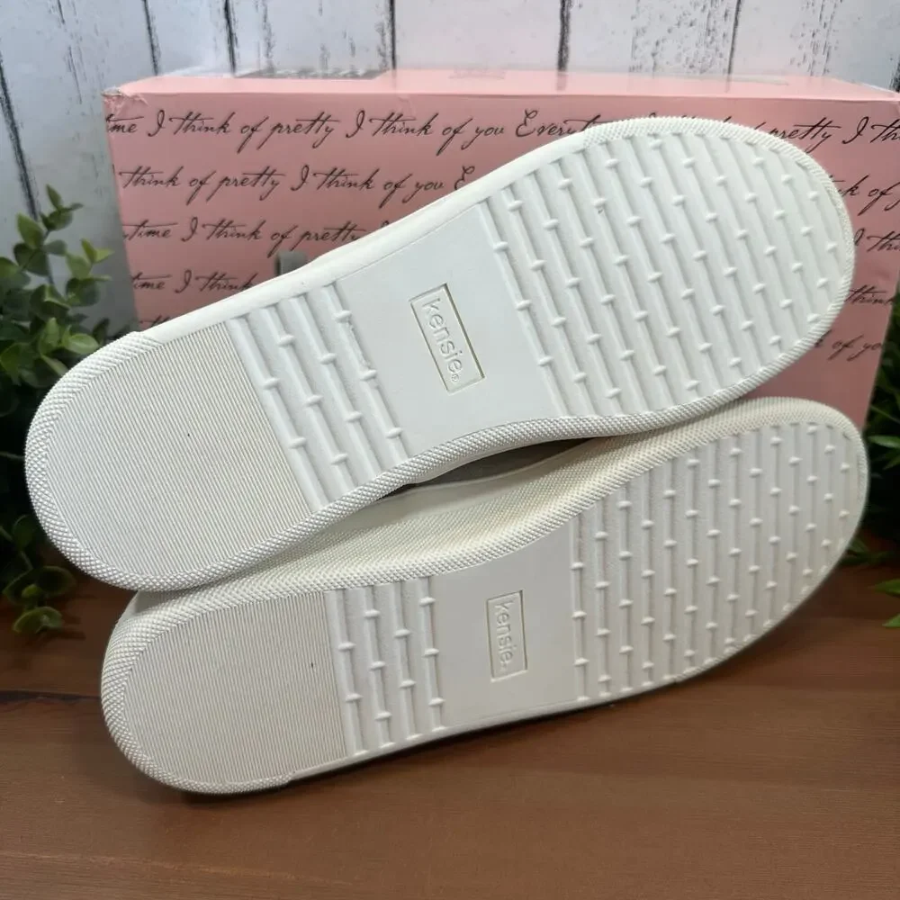 Kensie Women's Salia Slip On Shoes‎ Beige Size 10